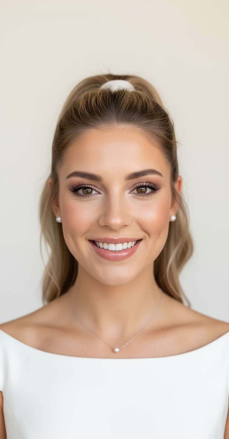 After Ponytail For Bride